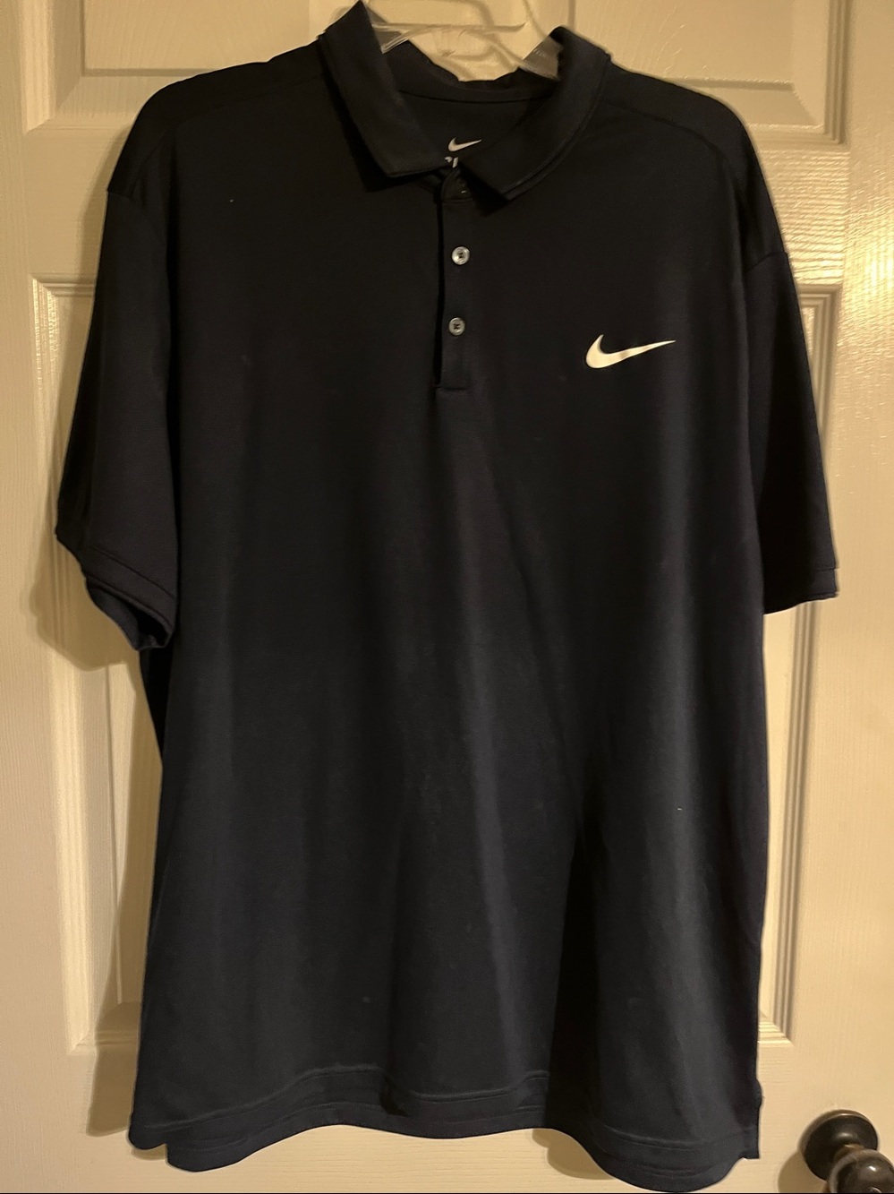 NIKE DRI-FIT Dark Navy Blue Polo